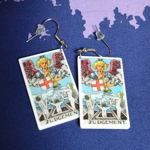 Tarot Judgement Earrings - Picture 1 of 2